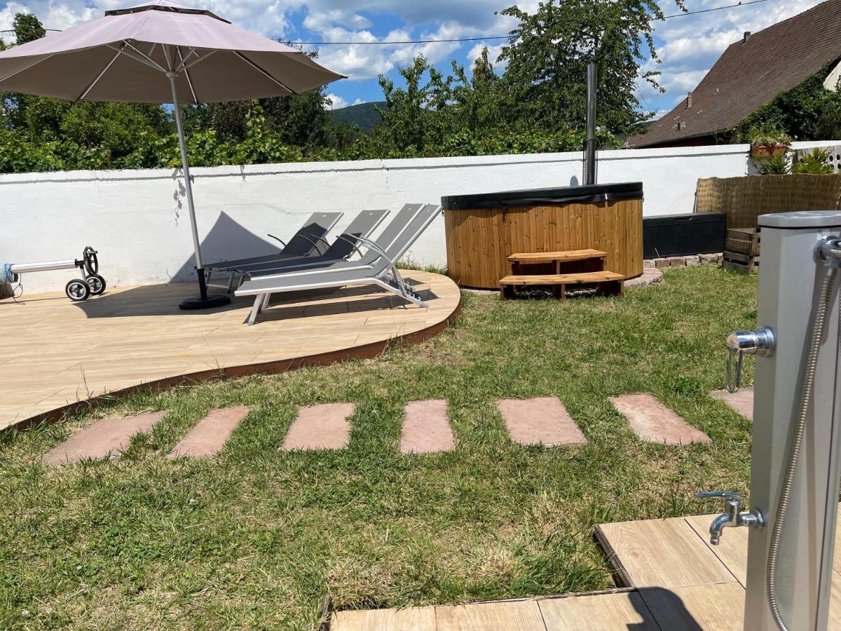 Alsacebnb - Gite 12 Personnes Dans Le Vignoble - Piscine Privee & Spa Ammerschwihr Exterior photo